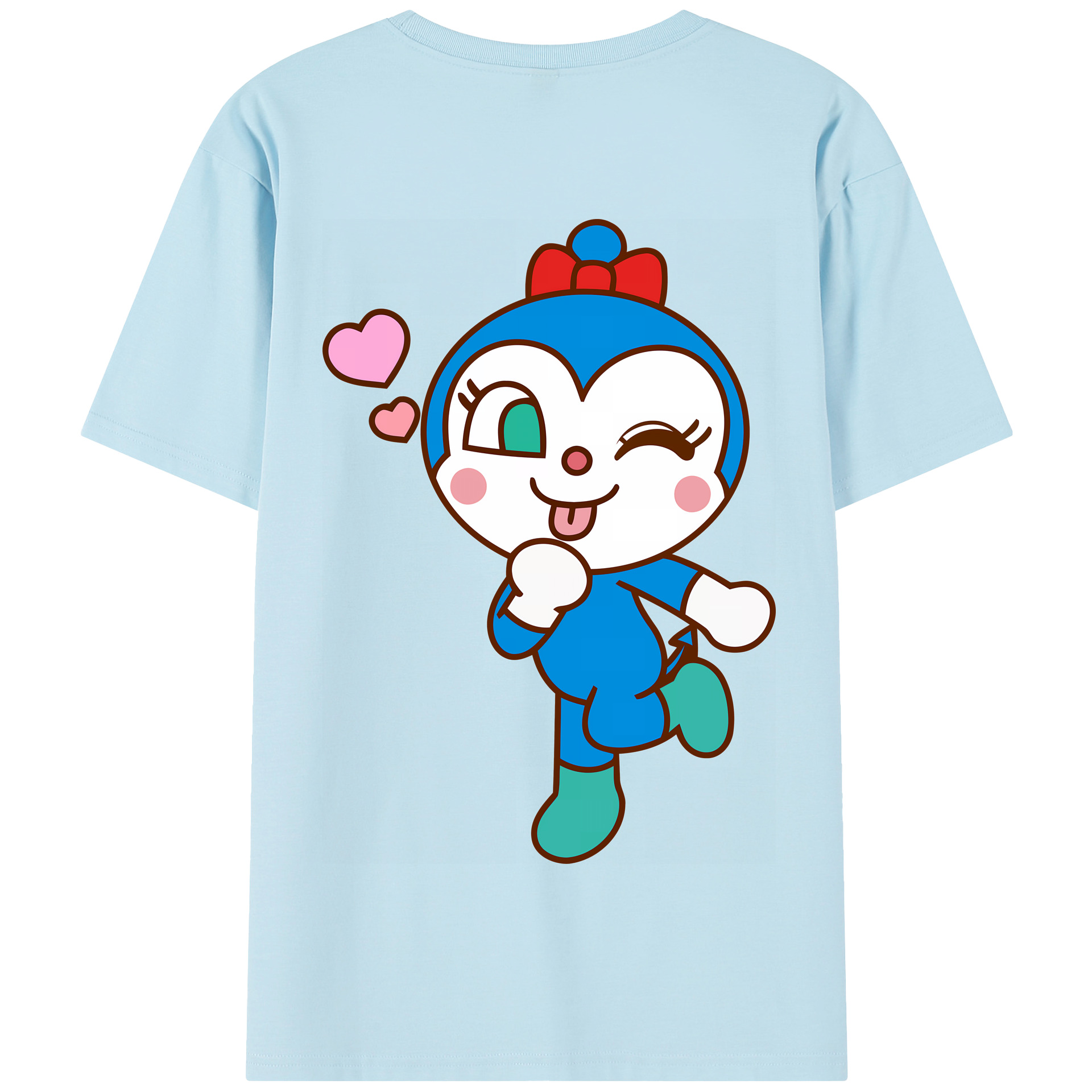（画像用） アンパンマン Anpanman 綿100％半袖Tシャツ（背面プリント）